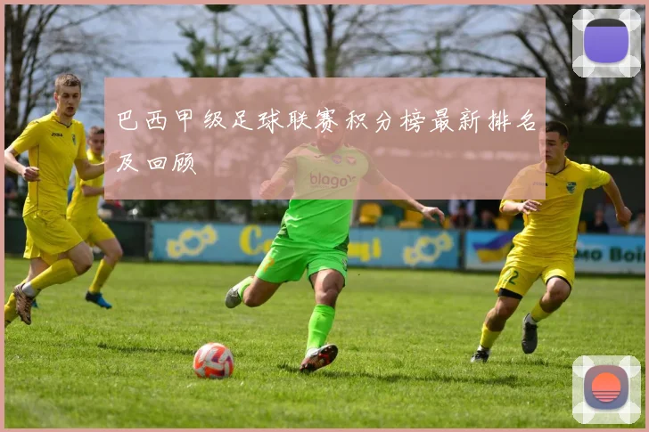 巴西甲级足球联赛积分榜最新排名及回顾